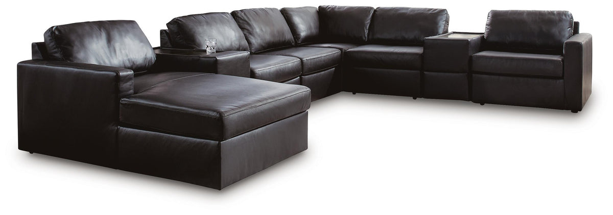 Modmax II 8-Piece Sectional with Chaise and Storage Consoles (74305-SI)