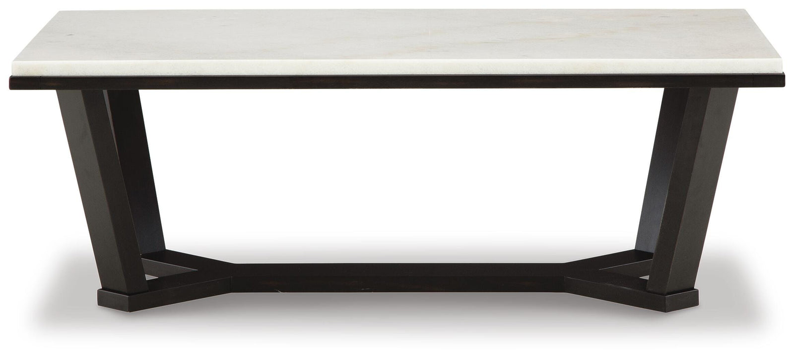 Fostead Coffee Table and 2 Ends - White/Espresso  (T770-SI) - Image 4