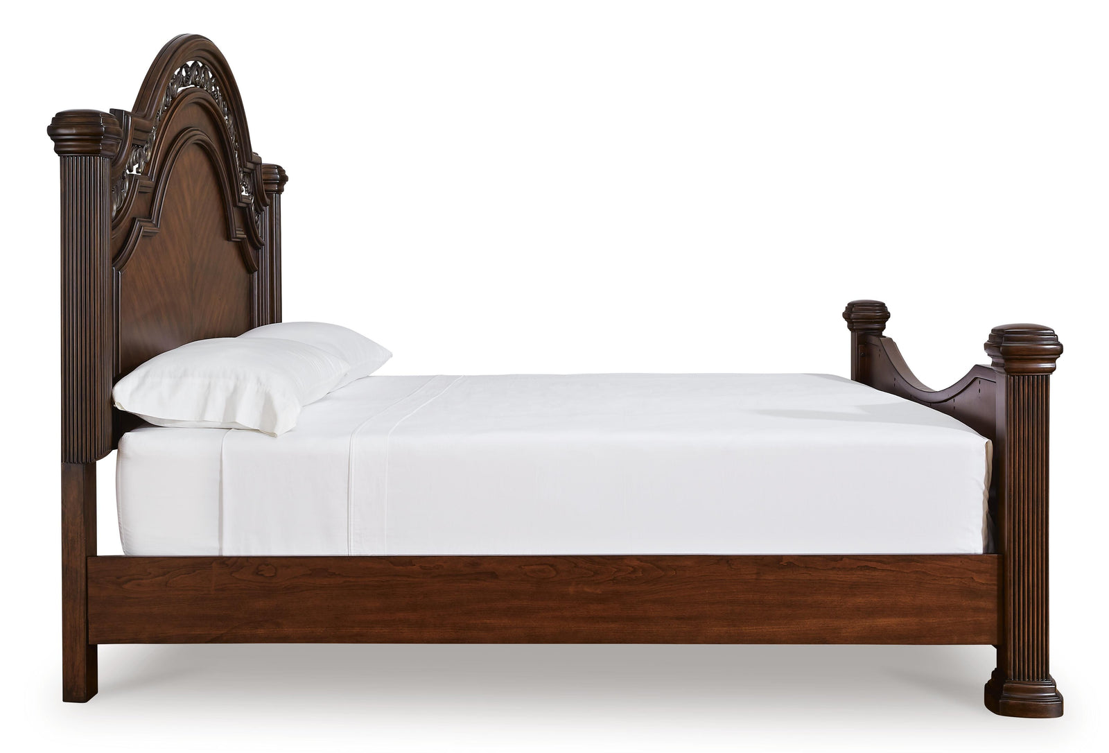Lavinton Poster Bed, Dresser, Mirror and Nightstand - Brown  (B764-SI) - Image 12