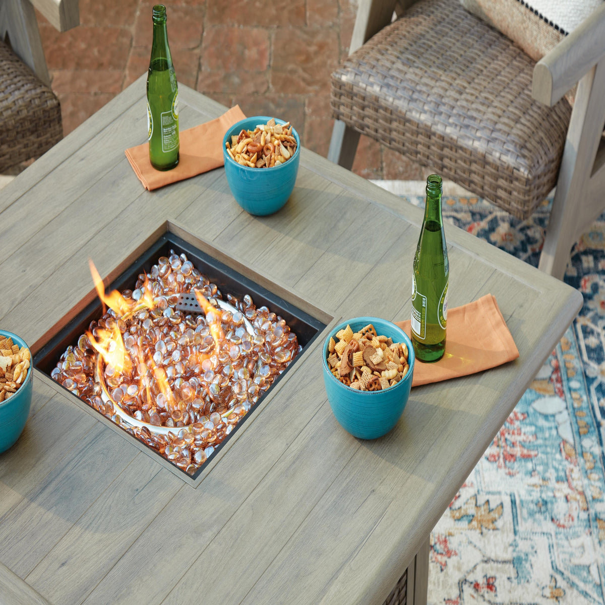 Cliff Trails Fire Pit Table (PCP690-SI) - Image 30