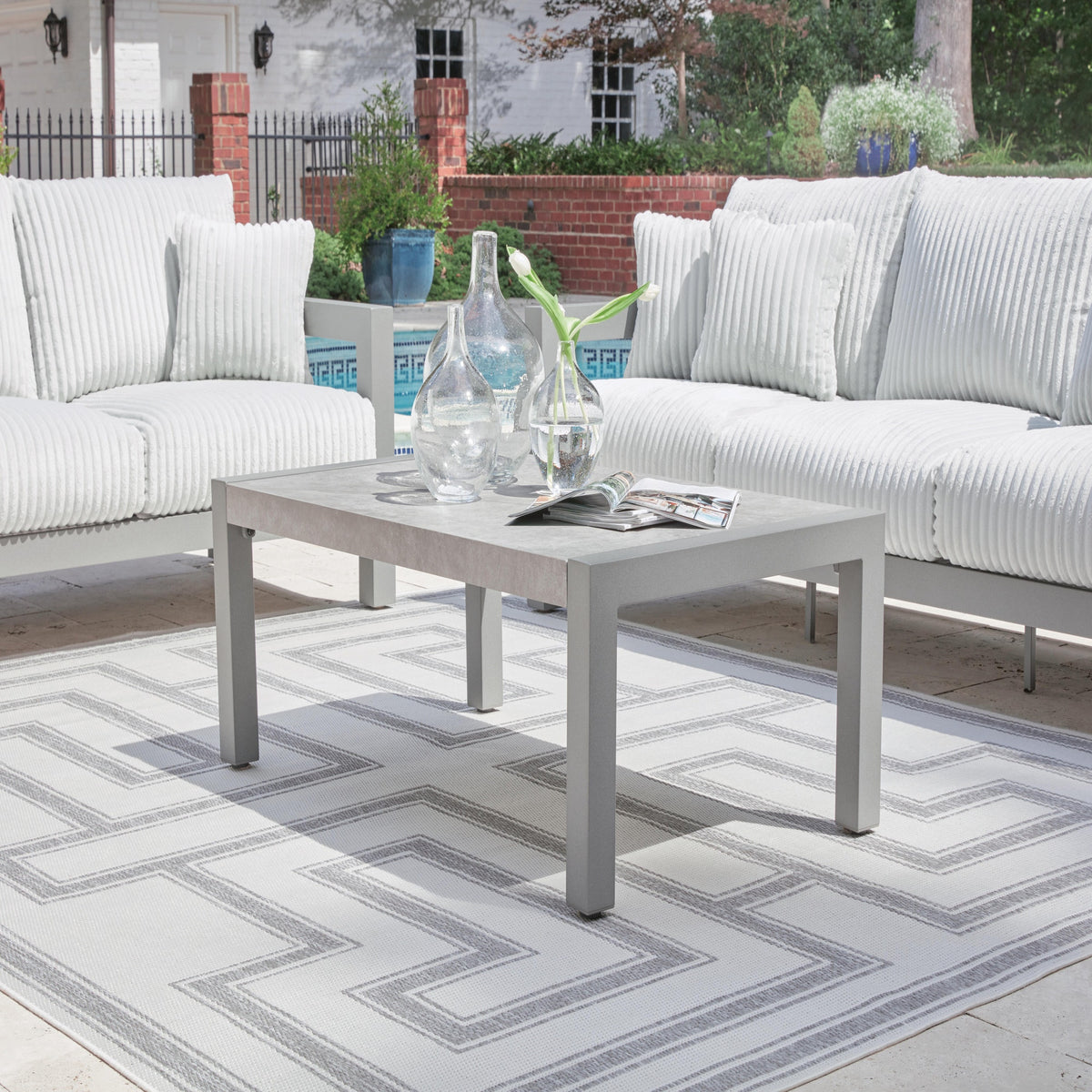 Hurley Park Outdoor Sofa with Cushion (PCP695-SI) - Image 6