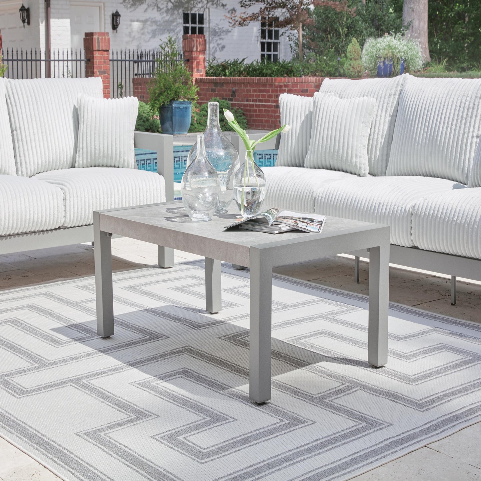 Hurley Park Outdoor Sofa with Cushion (PCP695-SI) - Image 6