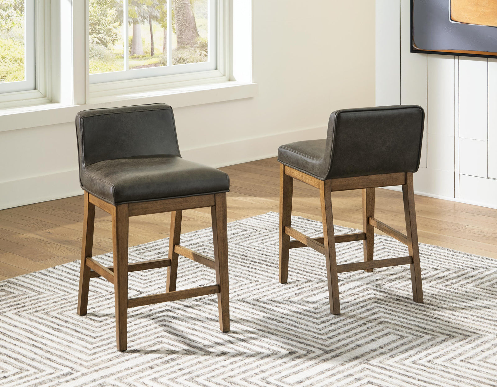 Cabalynn Counter Height Barstool (Set of 2) (D974-SI) - Image 7