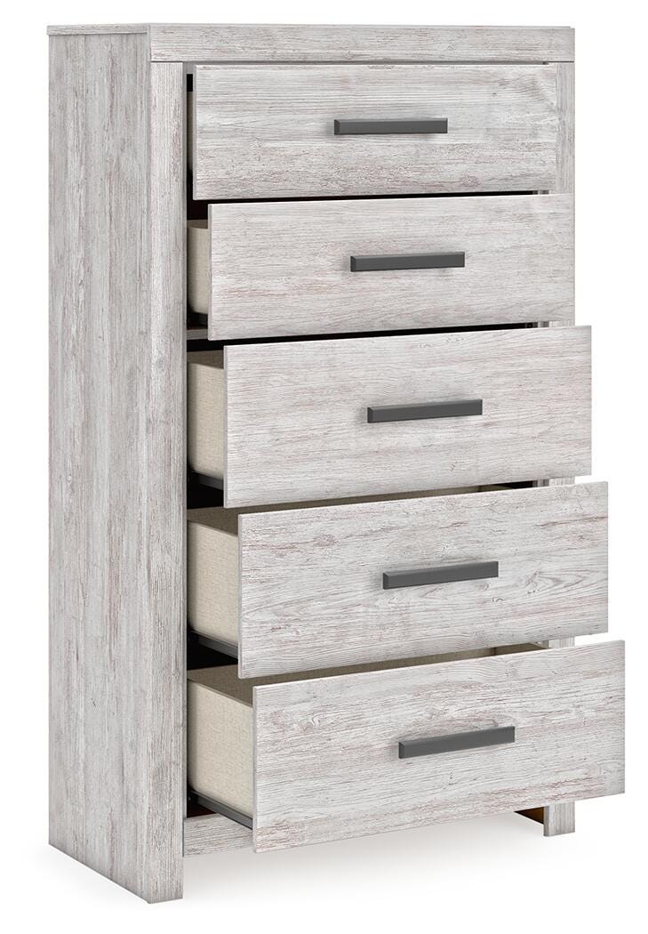 Cayboni Panel Bed, Chest and Nightstand (B3788-SI) - Image 4