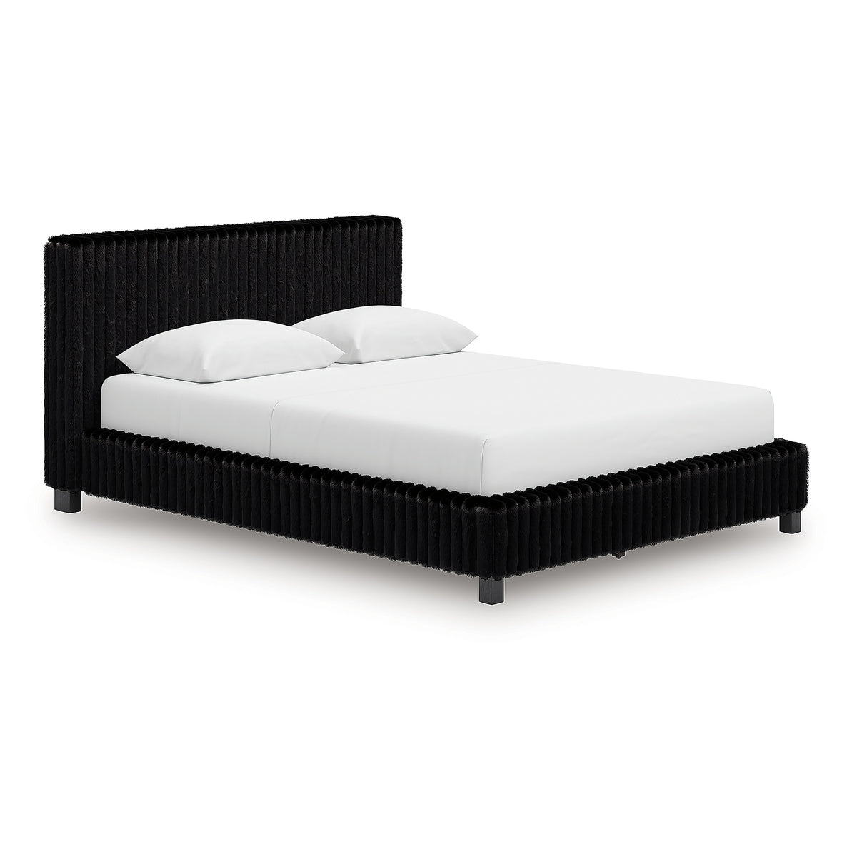Zuraleus Queen Upholstered Bed, Dresser, Mirror and Nightstand (PCB3380-SI) - Image 10