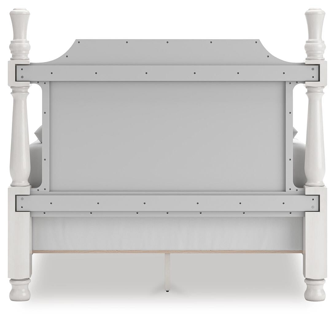 Rowlenstown Queen Poster Bed, Dresser and Mirror (PCB823-SI) - Image 12