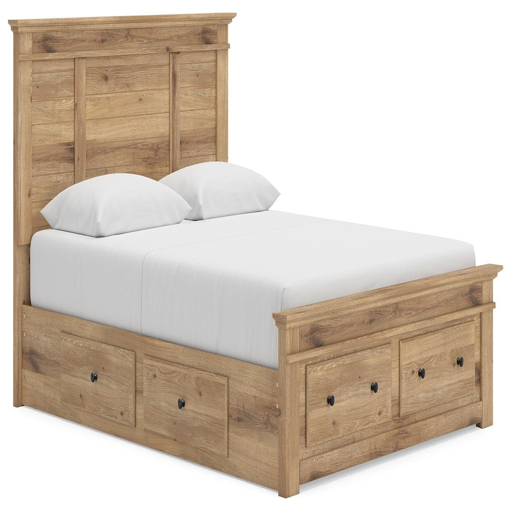 Makidern Queen Panel Storage Bed (PCB1170-SI) - Image 2
