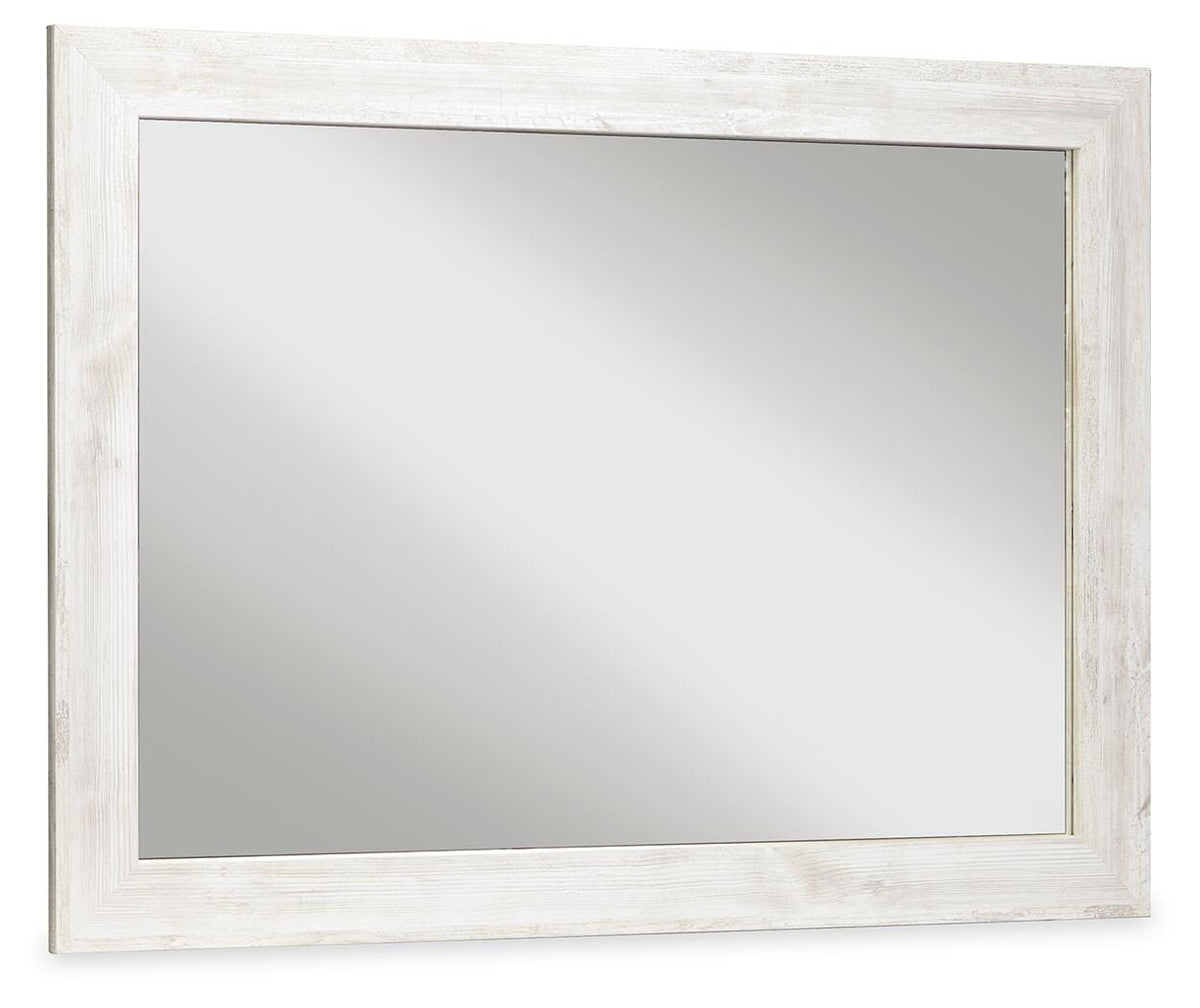 Paxberry Bedroom Mirror - Whitewash  (B181-SI)