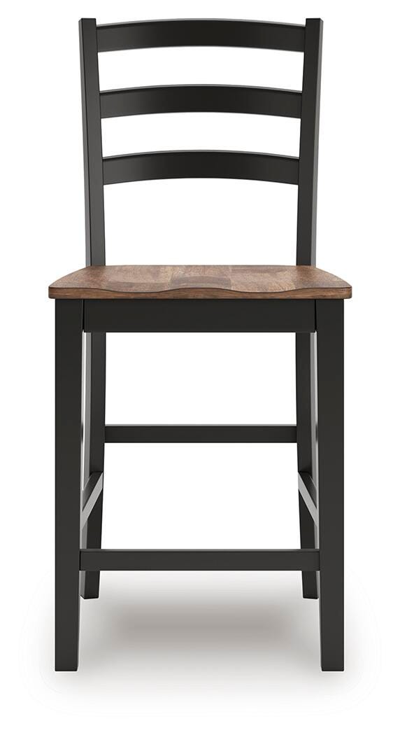 Wildenauer Counter Height Extension Dining Table and 4 Barstools (D634-SI) - Image 5