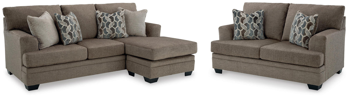 Stonemeade Sofa Chaise and Loveseat (59505-SI)