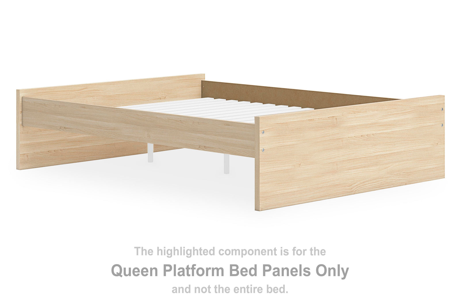 Onita Platform Bed Panels - Natural  (EB9632-SI) - Image 4