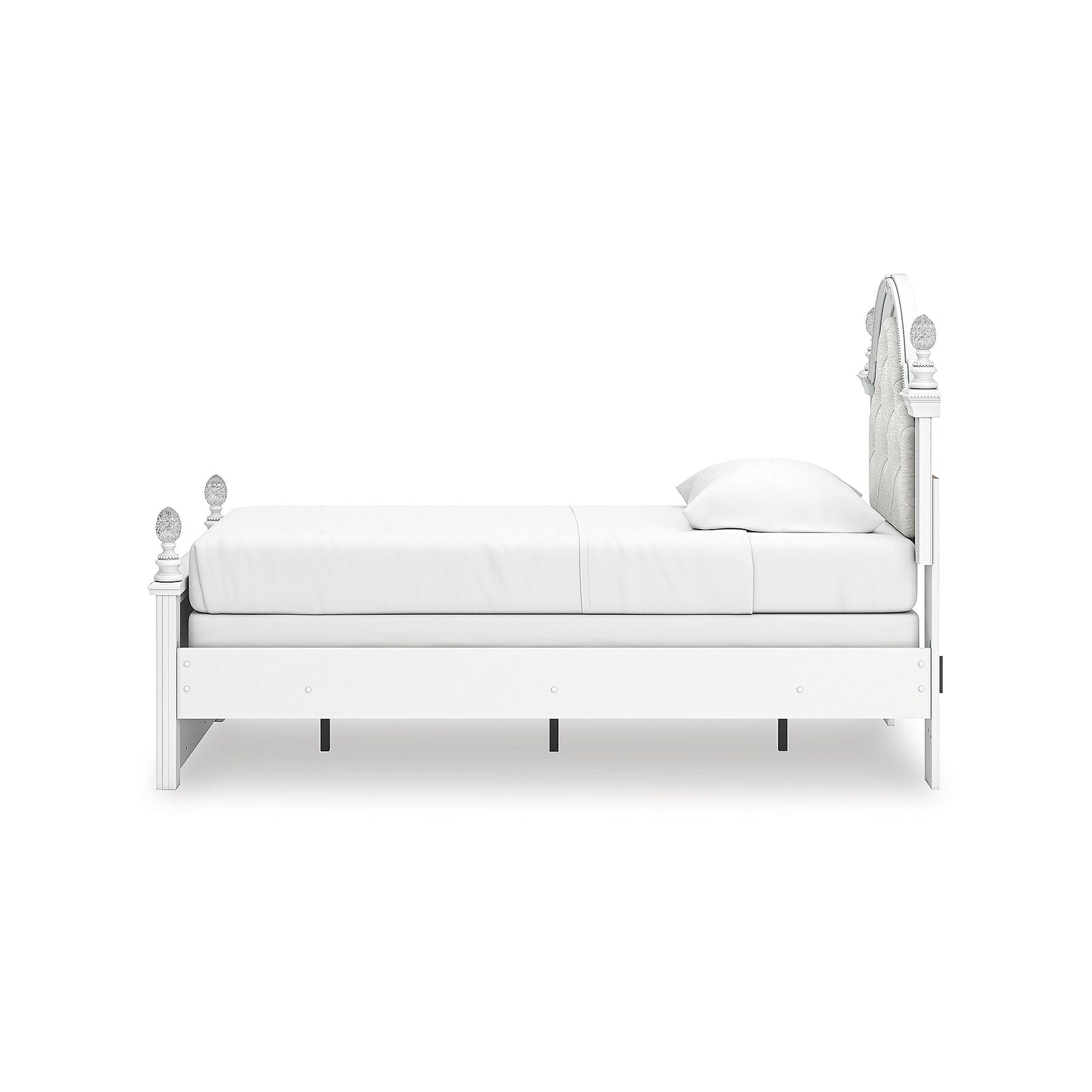 Kozlani Twin Upholstered Panel Bed, Dresser and Mirror (PCB1819-SI) - Image 6