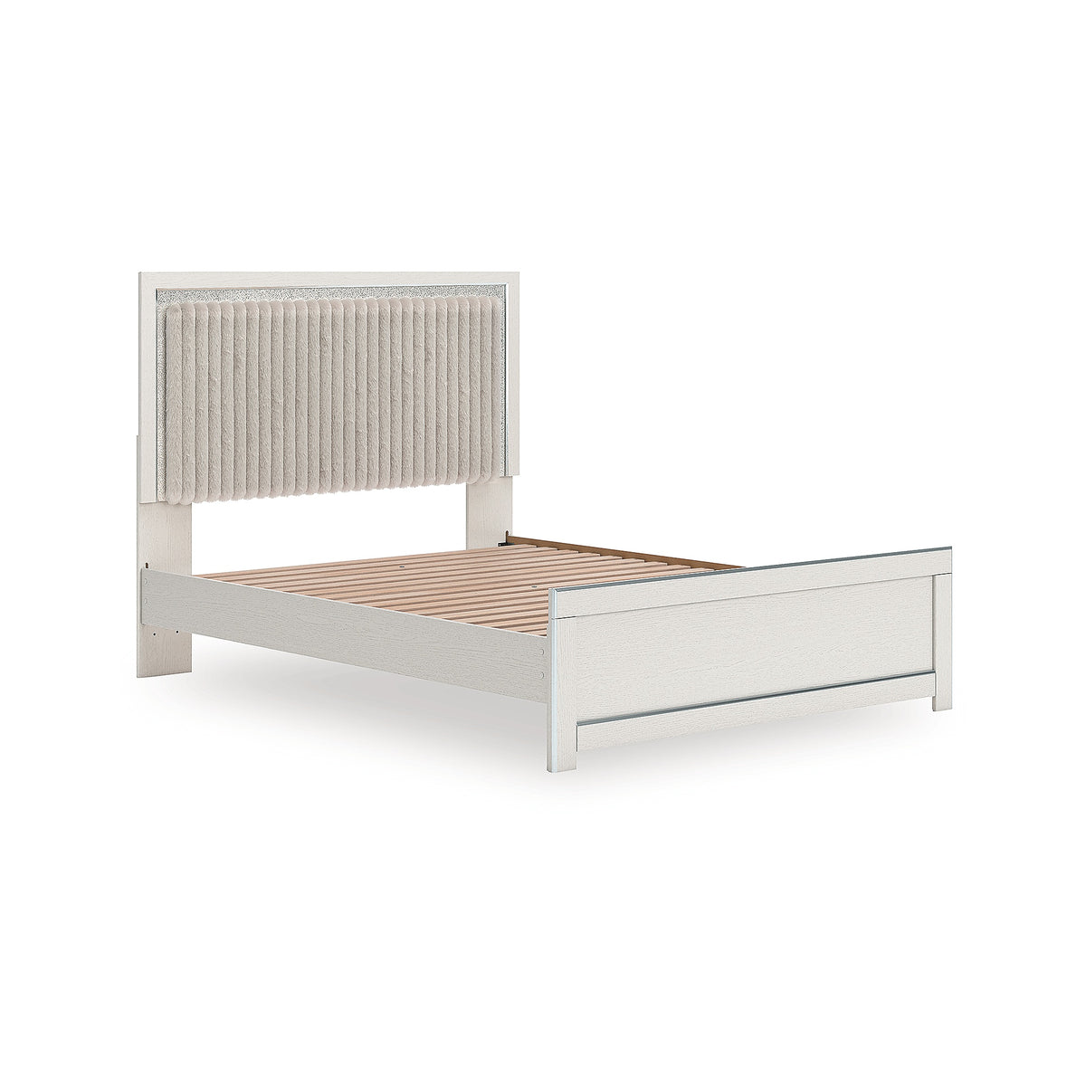 Zuraleus Queen Upholstered Panel Platform Bed (PCB3381-SI) - Image 2