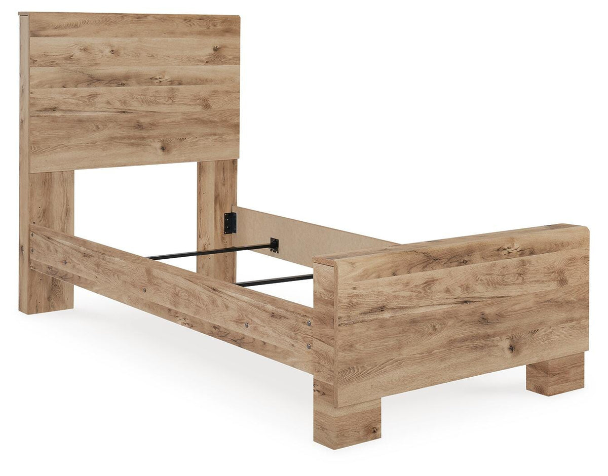 Hyanna Panel Bed (Youth) - Tan Brown  (B1050-SI) - Image 2