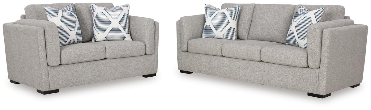 Evansley Sofa and Loveseat (54503-SI)