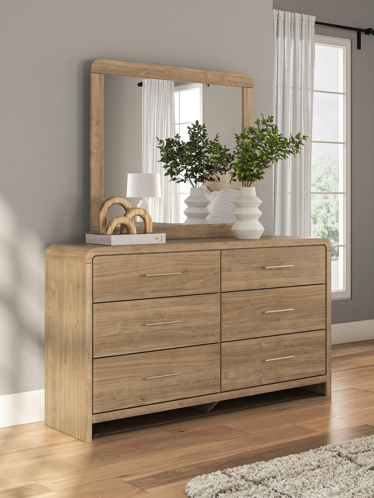 Gramburg Dresser and Mirror (PCB1121-SI) - Image 2