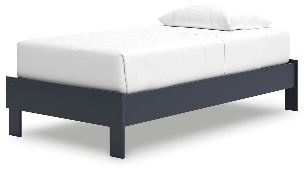 Simmenfort Platform Bed (Youth) - Navy Blue  (EB1528-SI) - Image 9