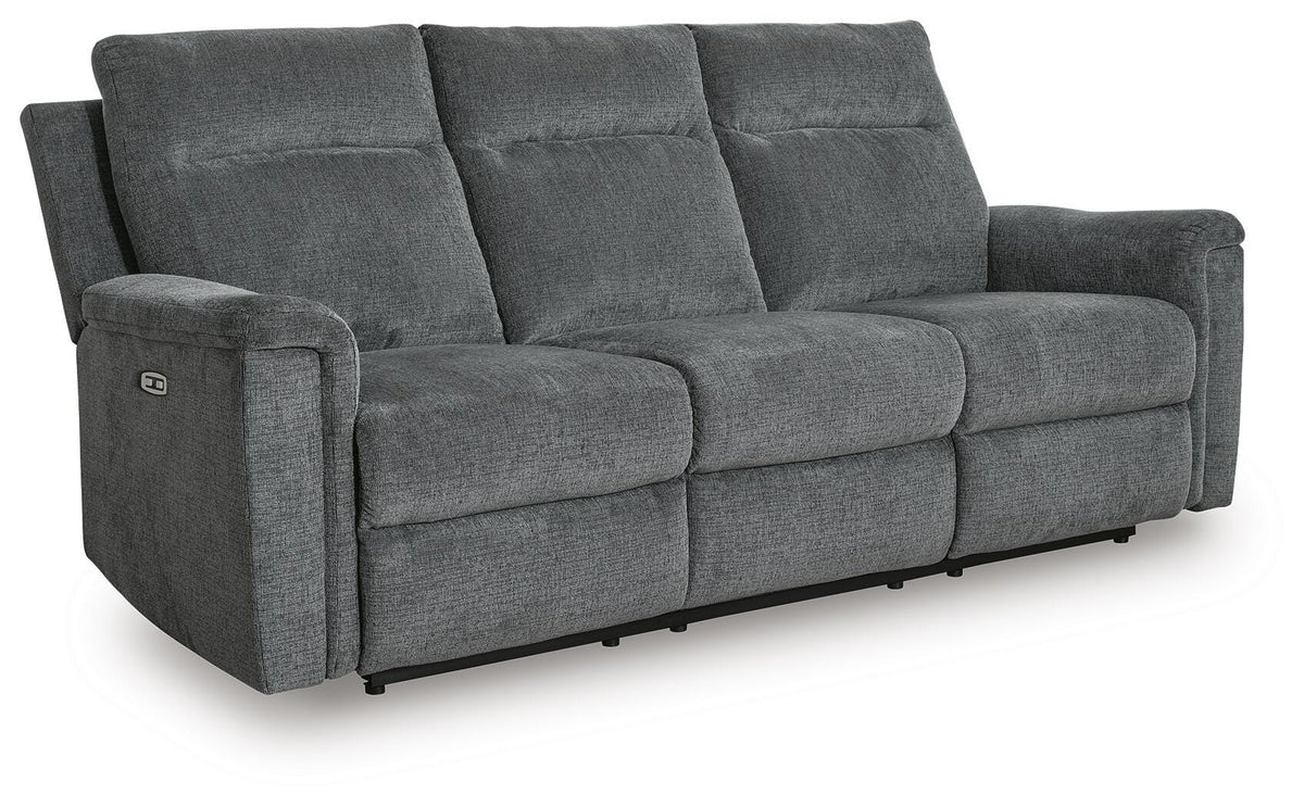 Barnsana Power Reclining Sofa, Loveseat and Recliner (33202-SI) - Image 3