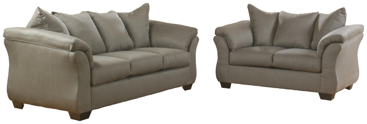 Darcy Sofa and Loveseat (75005-SI)