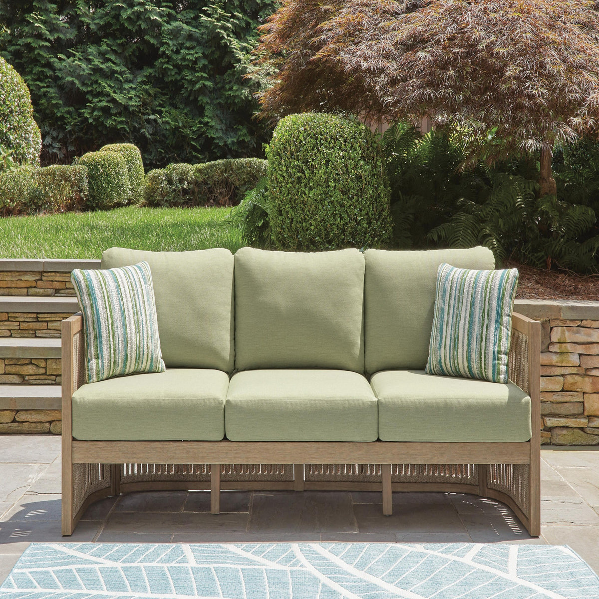 Serena Shores Outdoor Sofa with Cushion (PCP604-SI) - Image 11