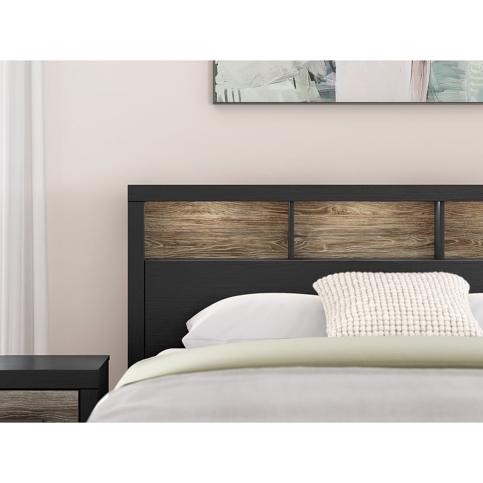 Broachmyn King Bookcase Panel Bed (PCB1118-SI) - Image 10