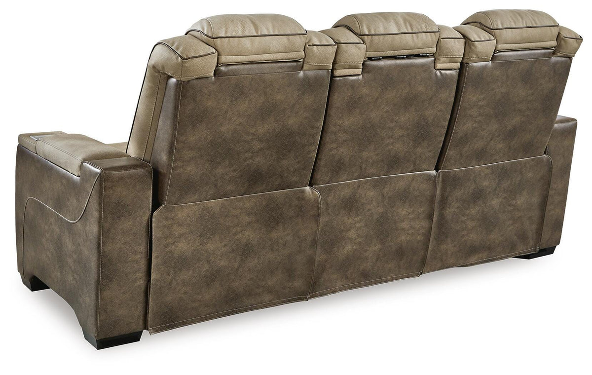 Next-Gen Durapella Power Reclining Loveseat with Console (22003-SI) - Image 12