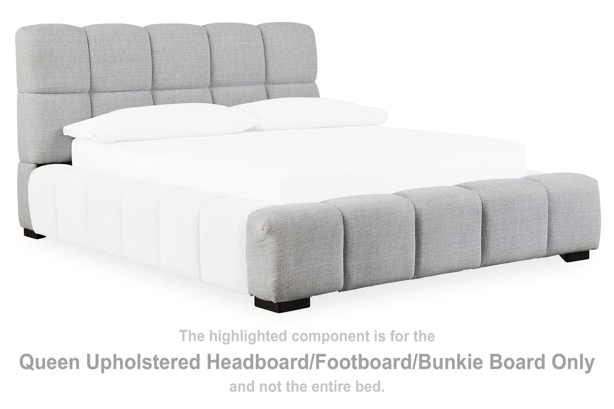 Grendusk King/California King Upholstered Headboard/Footboard/Bunkie Board (PCB584-SI) - Image 3