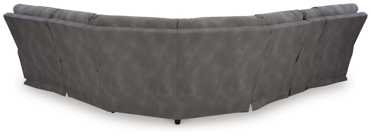 Next-Gen Durapella 6-Piece Power Reclining Sectional (61003-SI) - Image 4