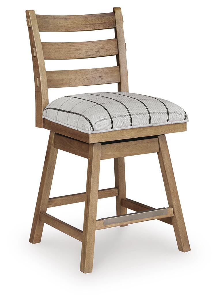 Ridgester Counter Height Barstool (Set of 2) (D858-SI) - Image 4