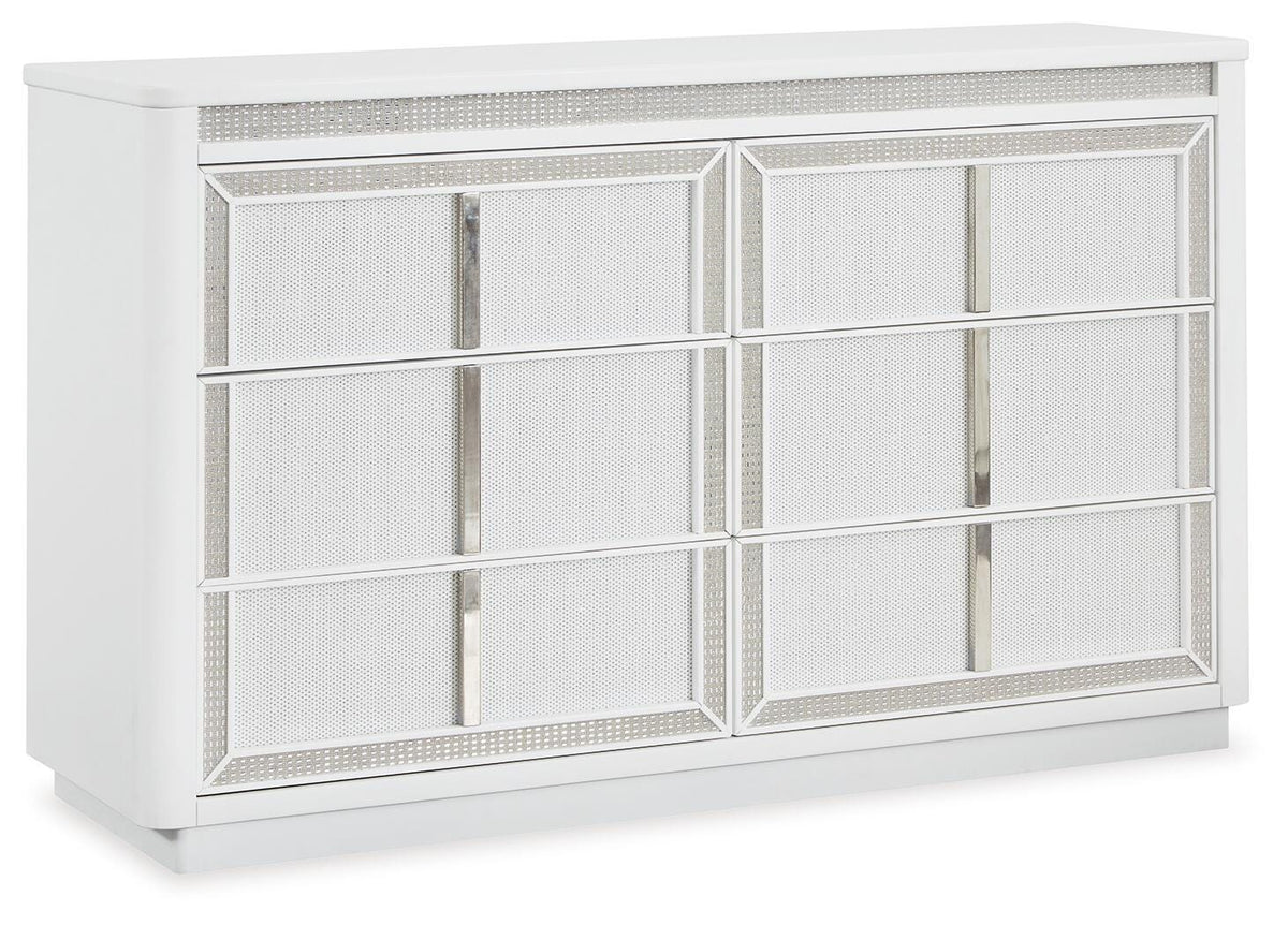 Chalanna Dresser - White  (B822-SI) - Image 2