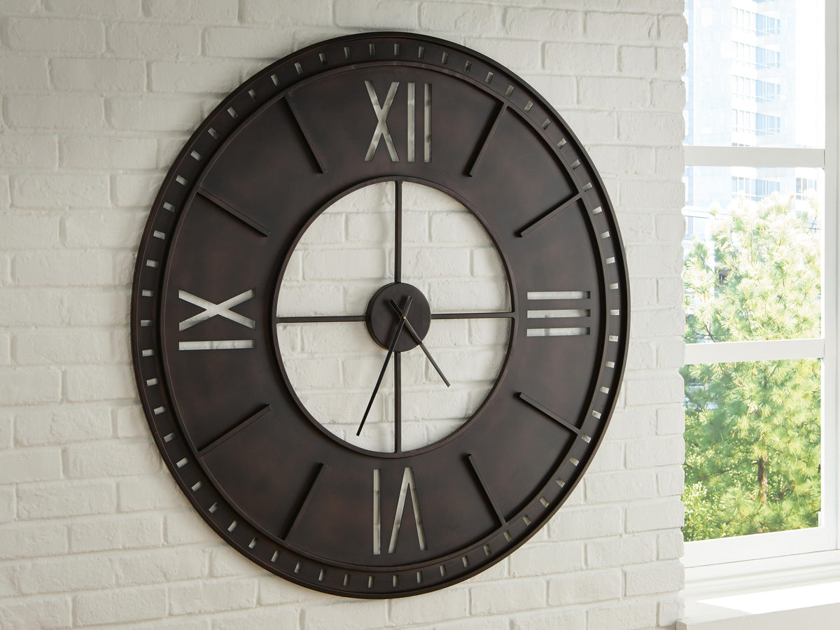 Lytle Wall Clock (A8010453-SI) - Image 2