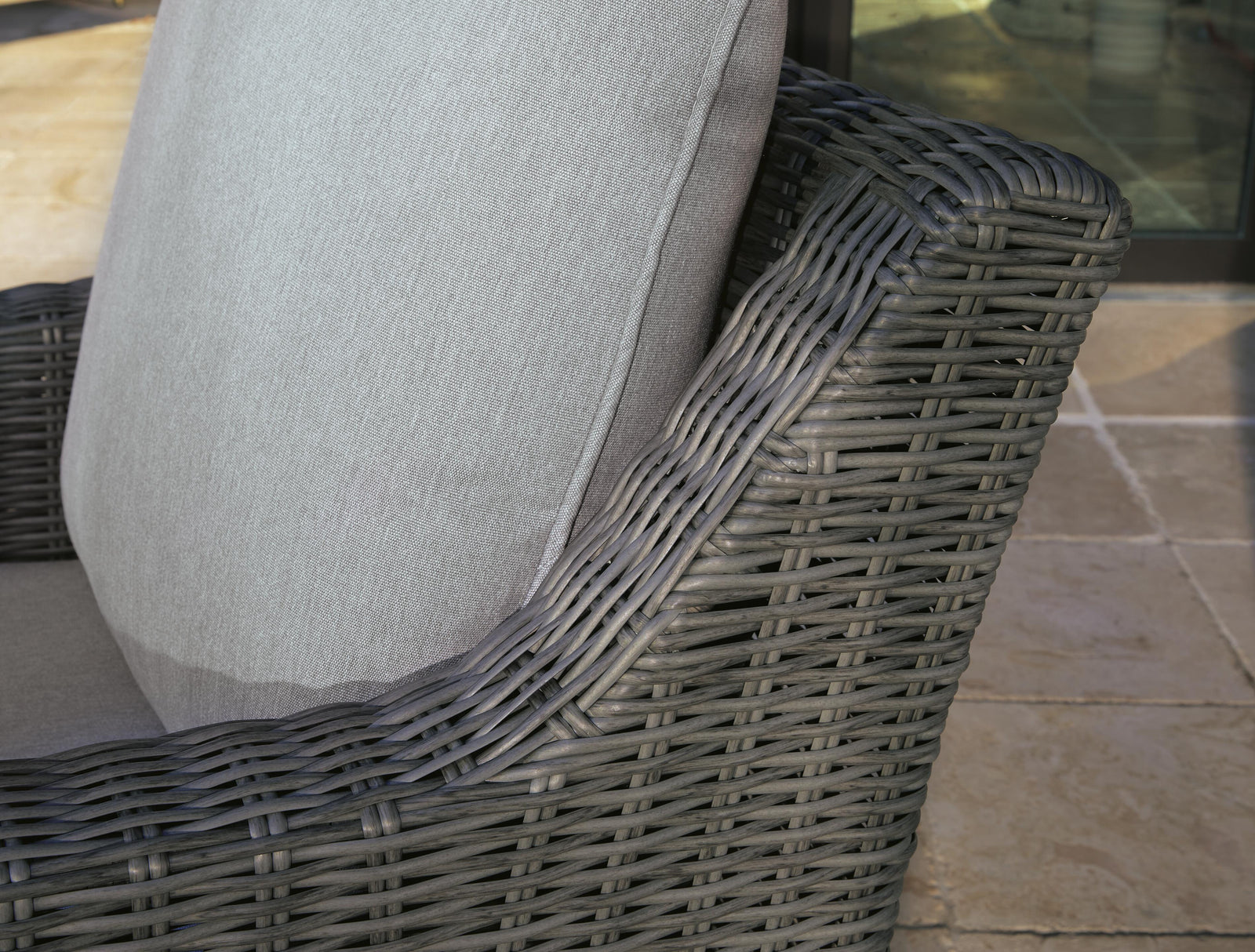 Elite Park Outdoor Swivel Lounge with Cushion (P518-SI) - Image 18