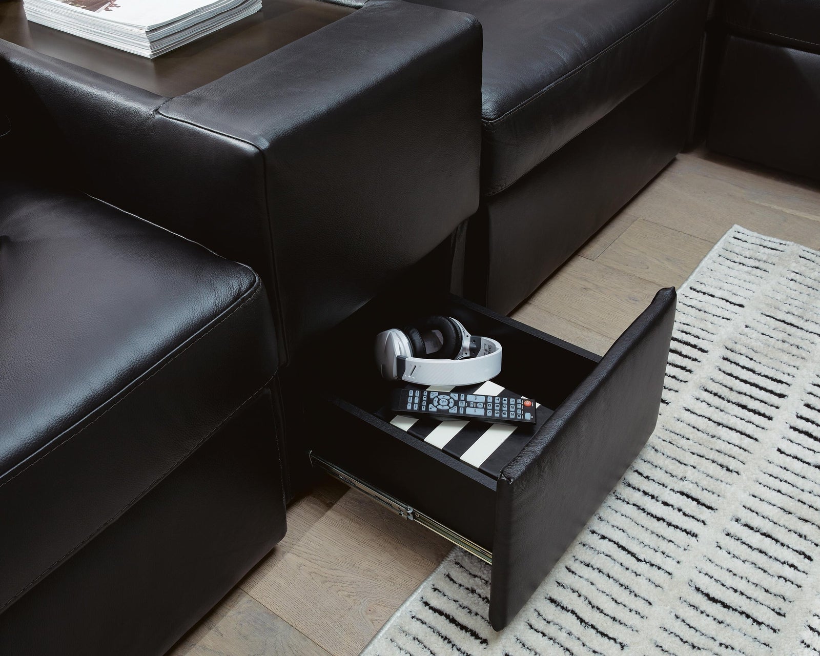 Modmax II 8-Piece Sectional with Chaise and Storage Consoles (74305-SI) - Image 3