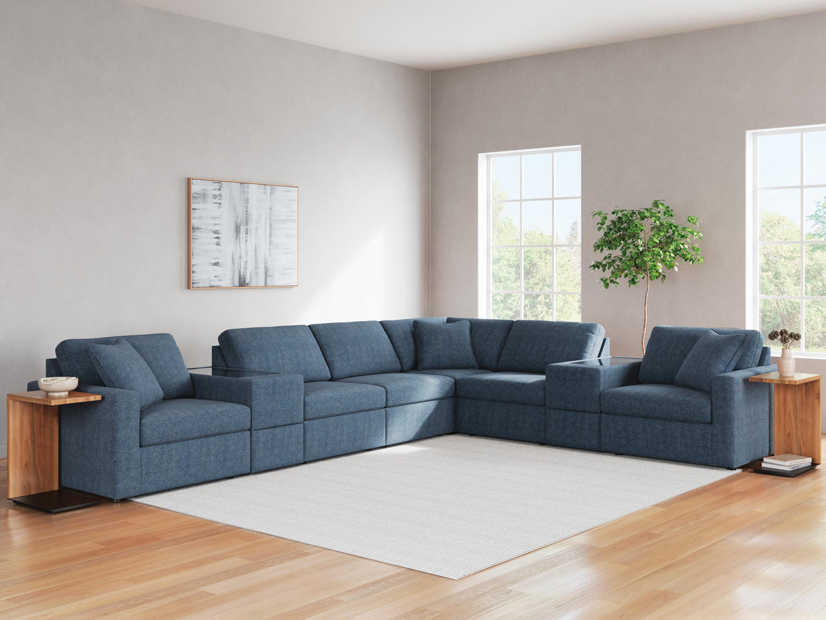 Modmax 8-Piece Sectional and Ottoman (92121-SI) - Image 10