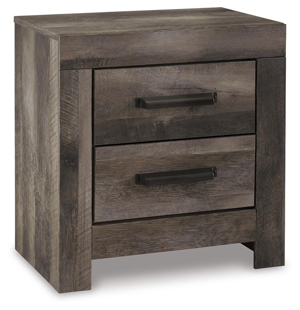 Wynnlow Panel Bed with Mirrored Dresser and Nightstand - Gray  (B440-SI) - Image 5