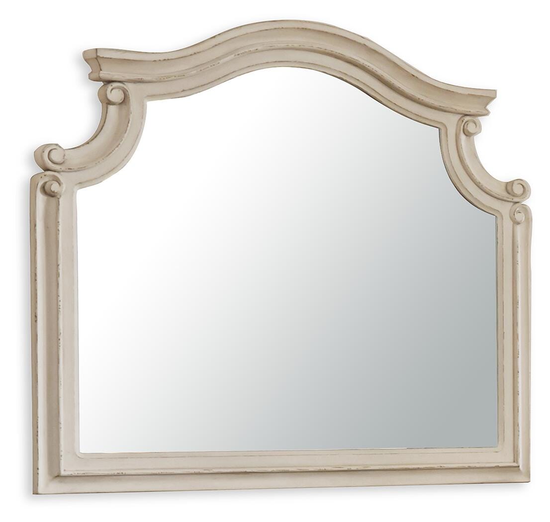 Realyn Bedroom Mirror - Chipped White  (B743-SI)
