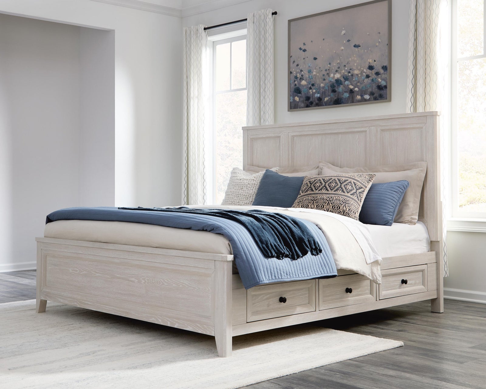 Darbonton California King Panel Storage Bed (PCB853-SI) - Image 6