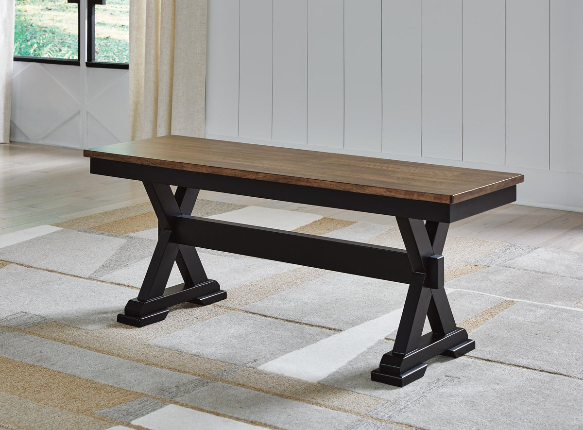 Wildenauer Dining Table, 2 Chairs and 2 Benches (D634-SI) - Image 14