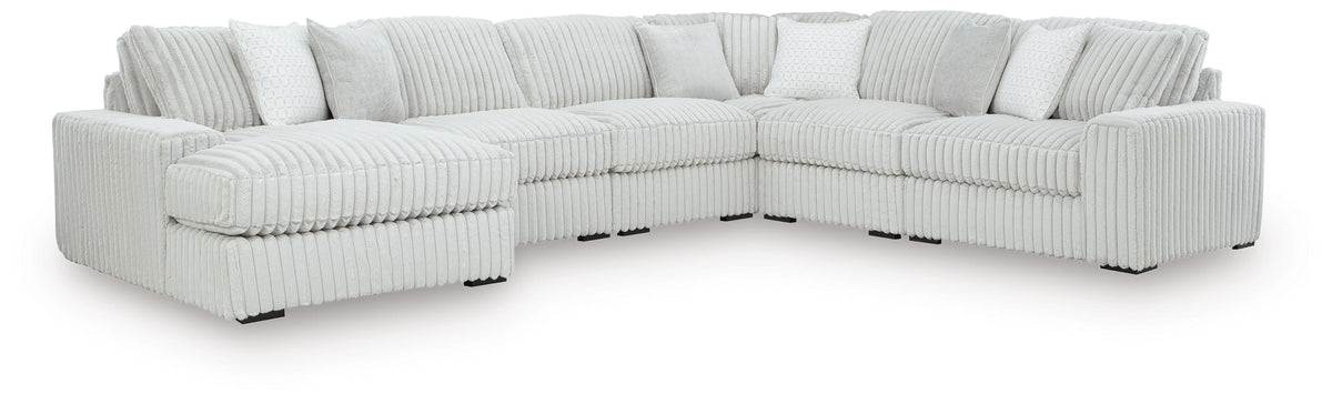 Stupendous 6-Piece Sectional with Chaise (25903-SI)
