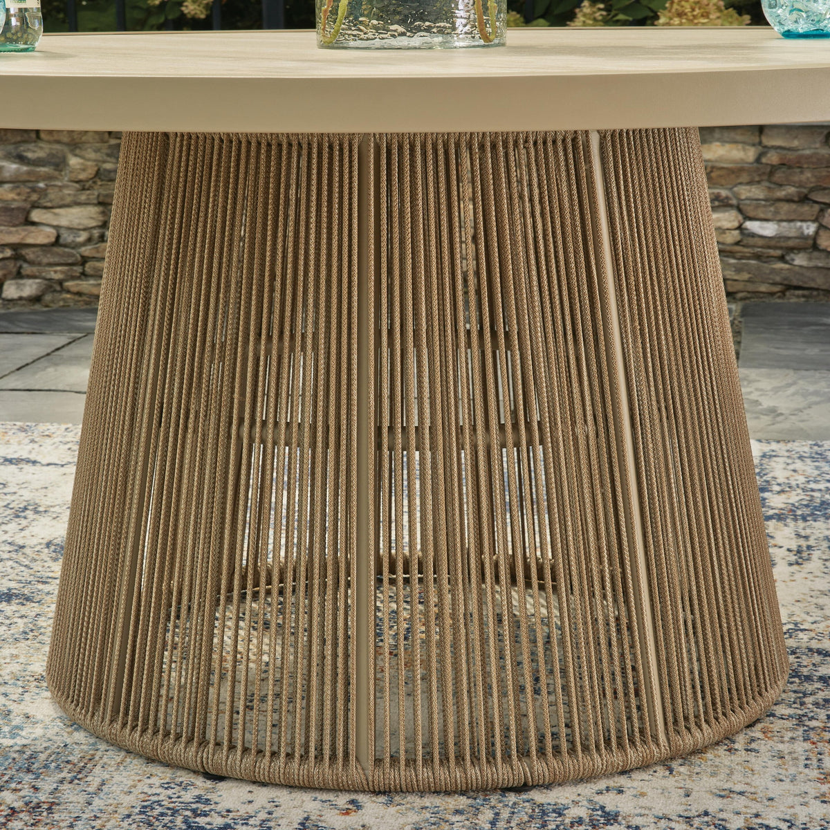 Orchard Beach Outdoor Dining Table (PCP373-SI) - Image 4