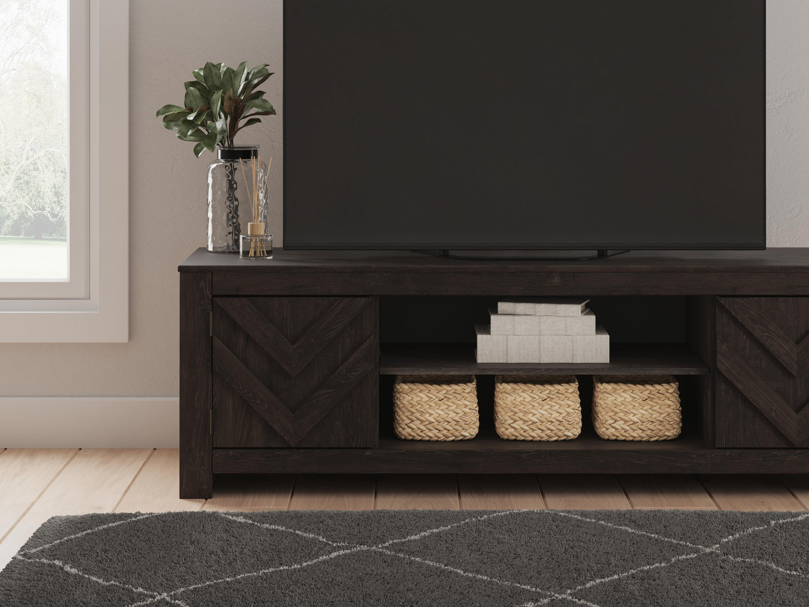 Cayboni 71 TV Stand (W3789-SI) - Image 11