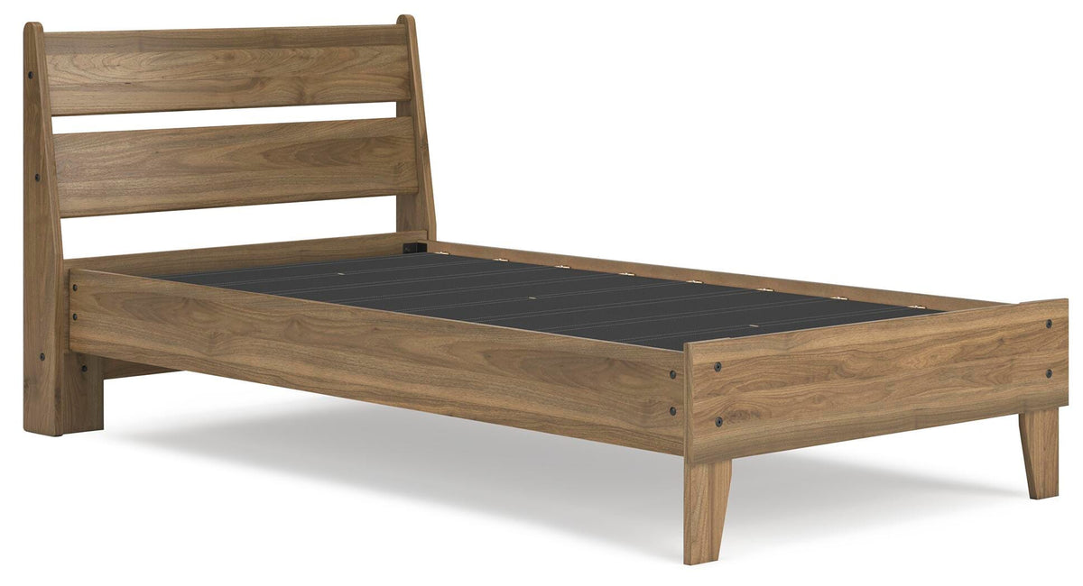 Deanlow Platform Panel Bed (Youth) - Honey  (EB1866-SI) - Image 2