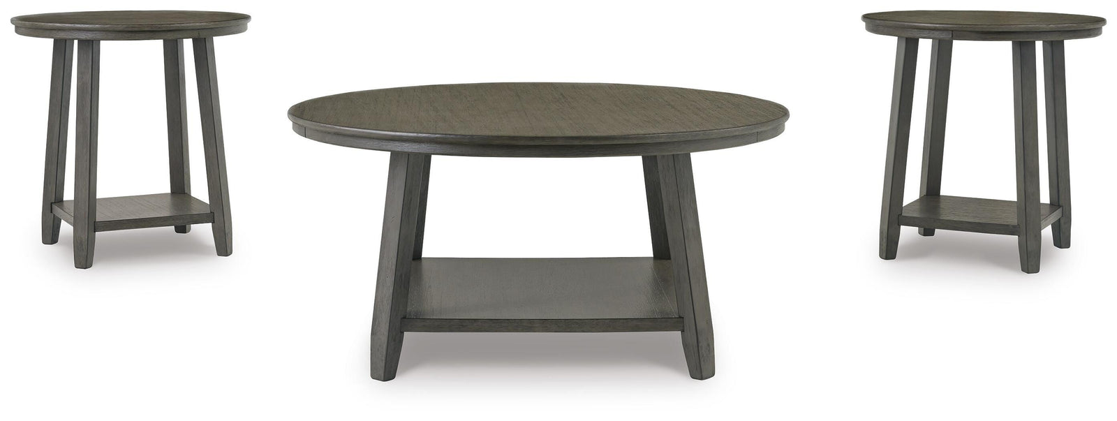 Caitbrook Table (Set of 3) - Gray  (T188-SI)