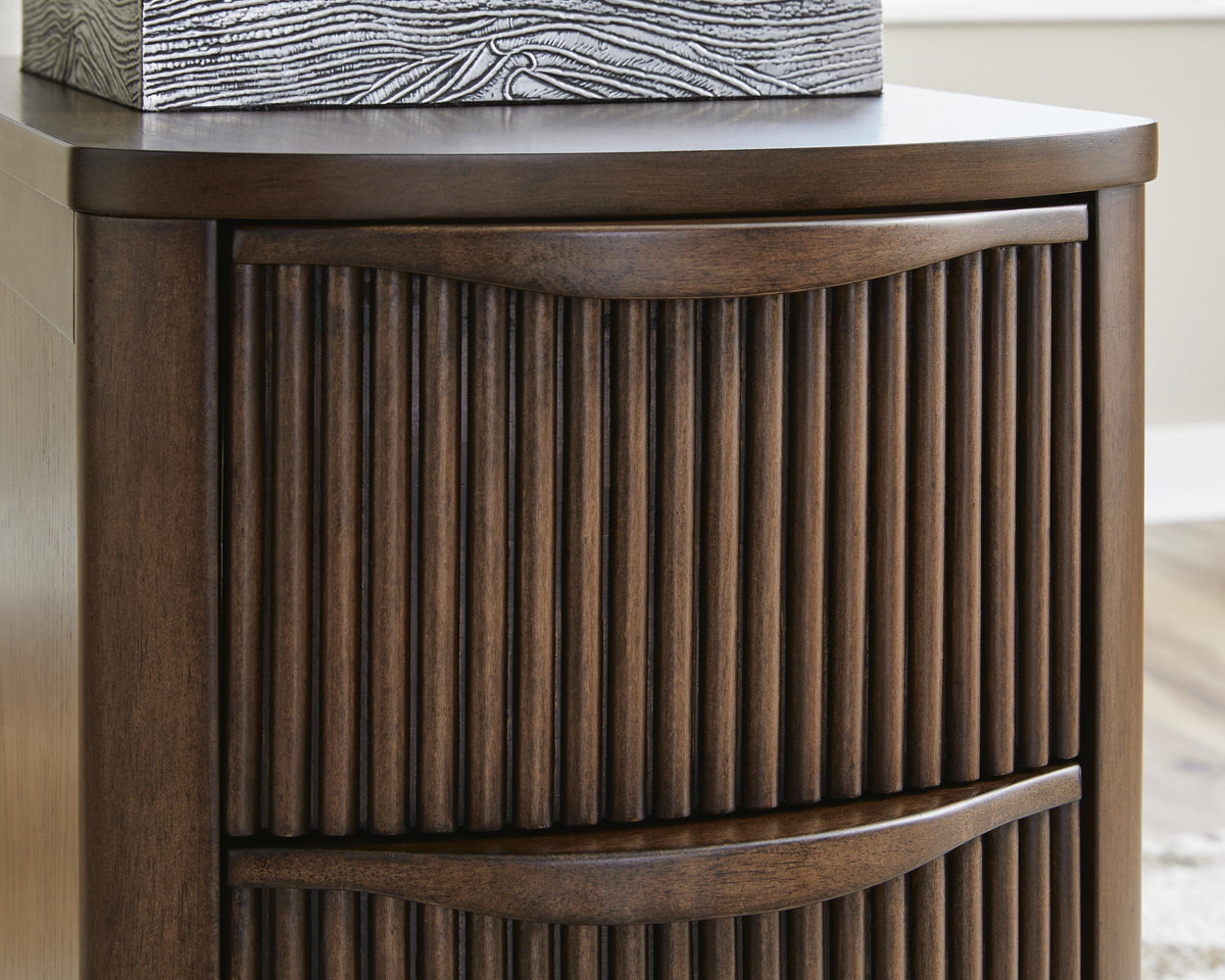 Camdill Chairside End Table - Dark Brown  (T208-SI) - Image 7