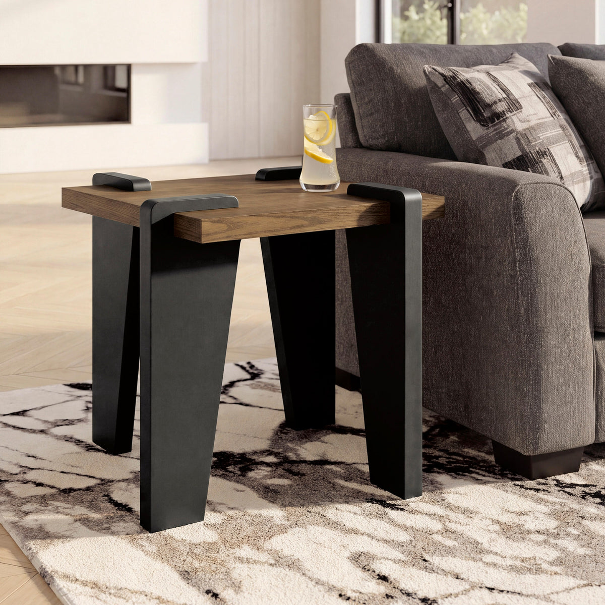 Weathermore End Table - Brown/Black  (T531-SI) - Image 4