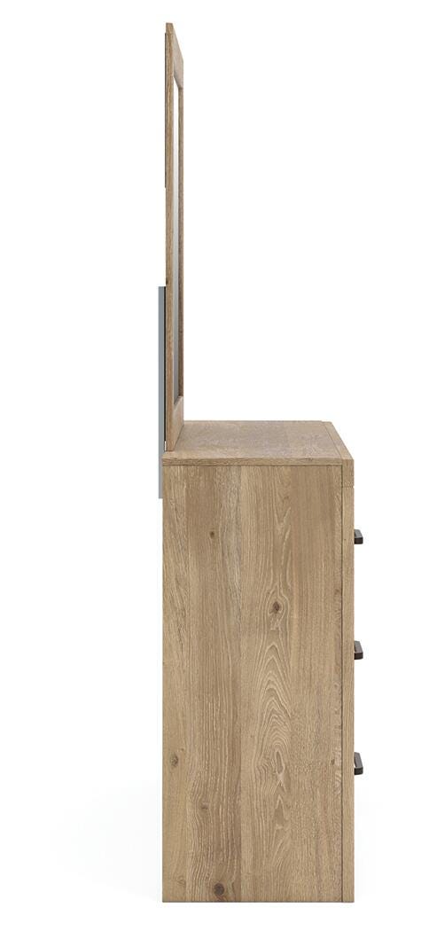 Brozmont Panel Bed, Dresser and Mirror (B1045-SI) - Image 5