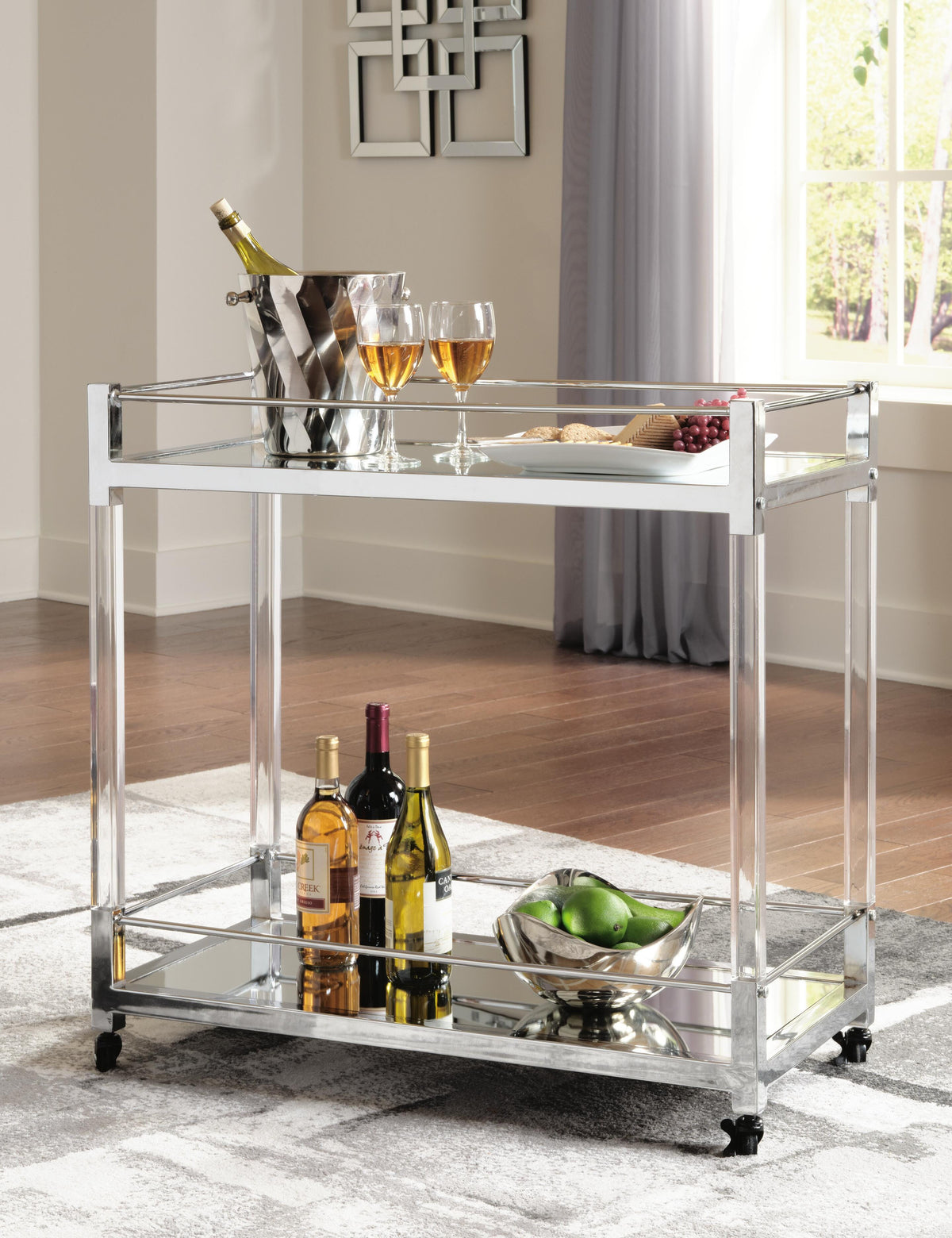 Chaseton Bar Cart (A4000501-SI) - Image 3