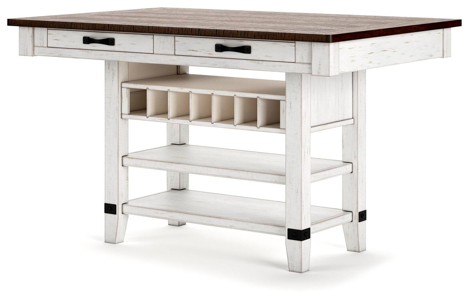 Valebeck Counter Height Dining Table and 6 Chairs (D546-SI) - Image 8