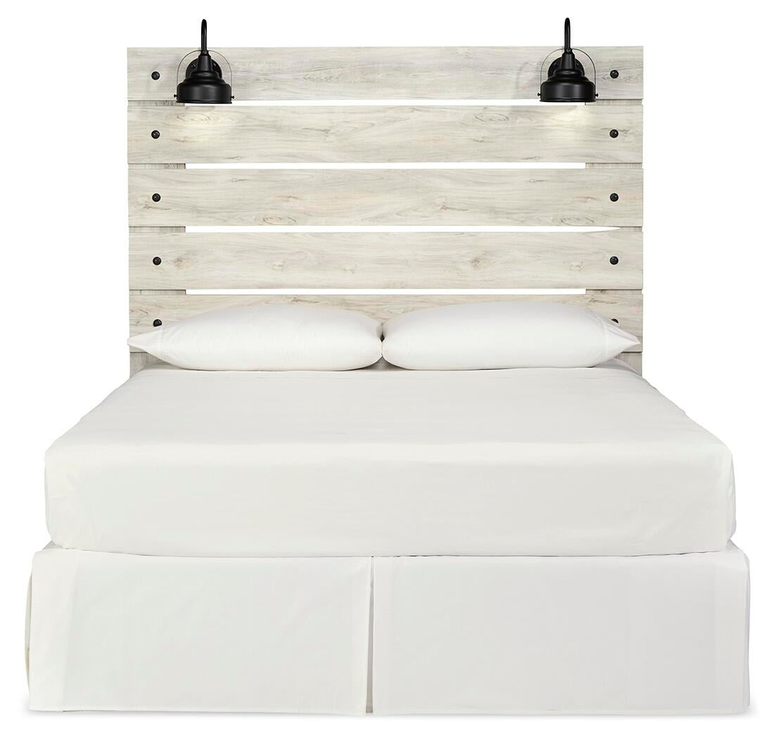 Cambeck Panel Headboard - Whitewash  (B192-SI) - Image 19