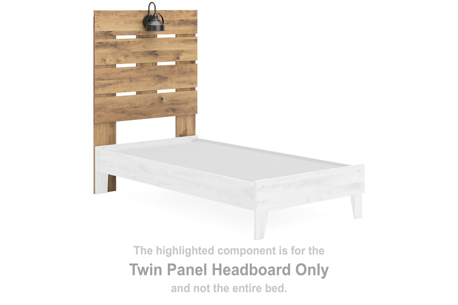 Larstin Panel Headboard - Tan Brown  (EB2712-SI) - Image 8